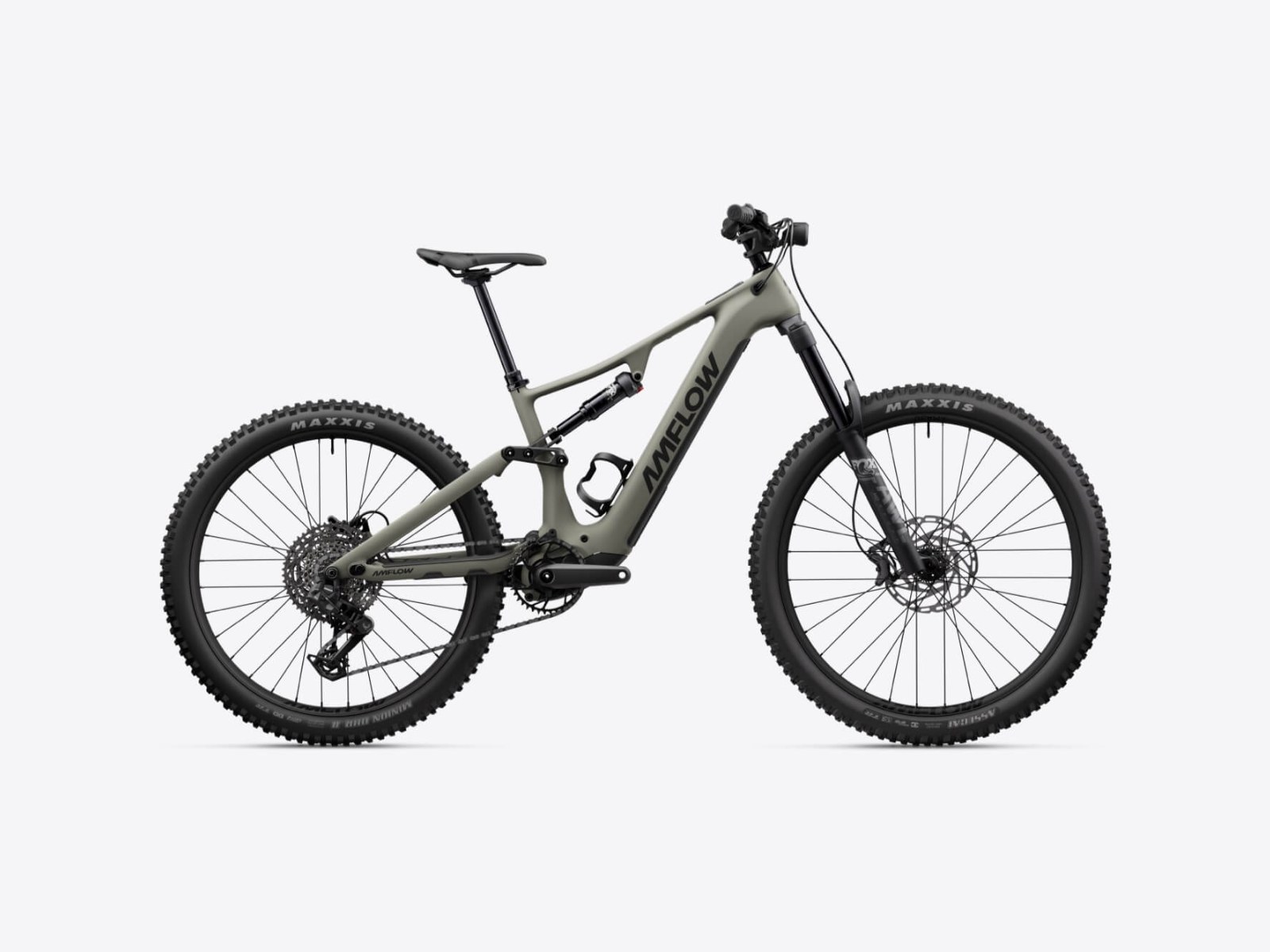 AMFLOW PR Carbon 800 Wh 2026 — vista lateral, catálogo Bicigrino