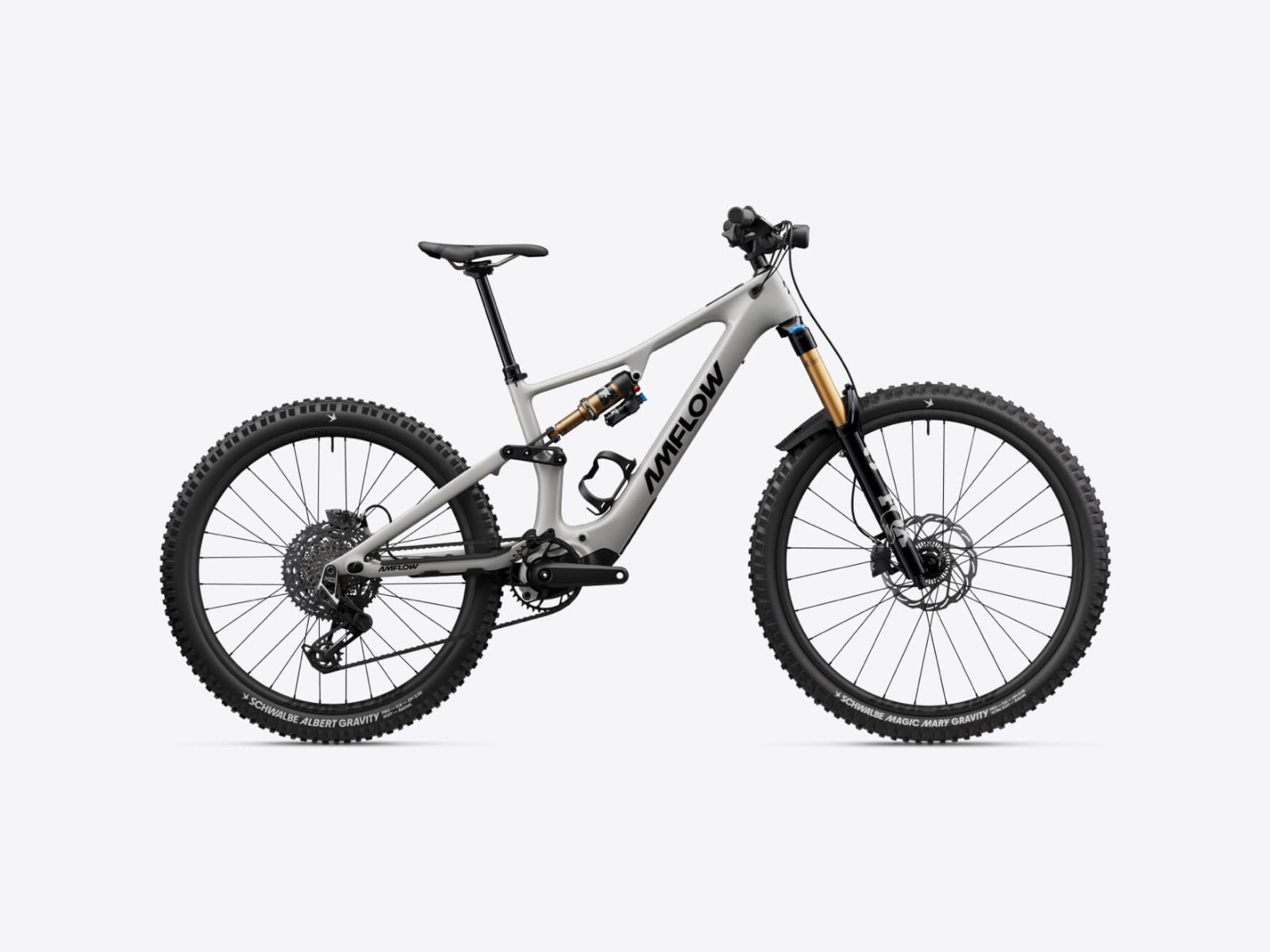 AMFLOW PX Carbon Pro 700 Wh 2026 — vista lateral, catálogo Bicigrino